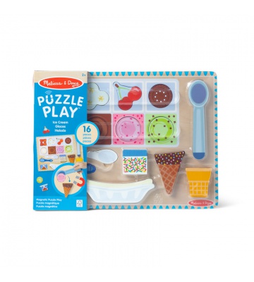 Melissa & Doug drvene magnetske puzzle sladoled