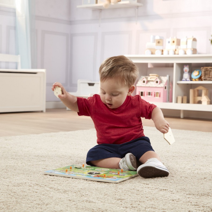 Melissa & Doug drvene ubacivačke slagalice kućni ljubimci