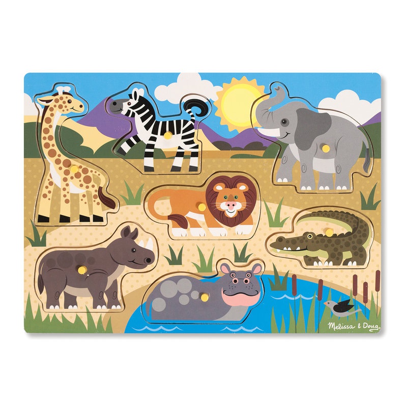 Melissa & Doug drvene slagalice safari