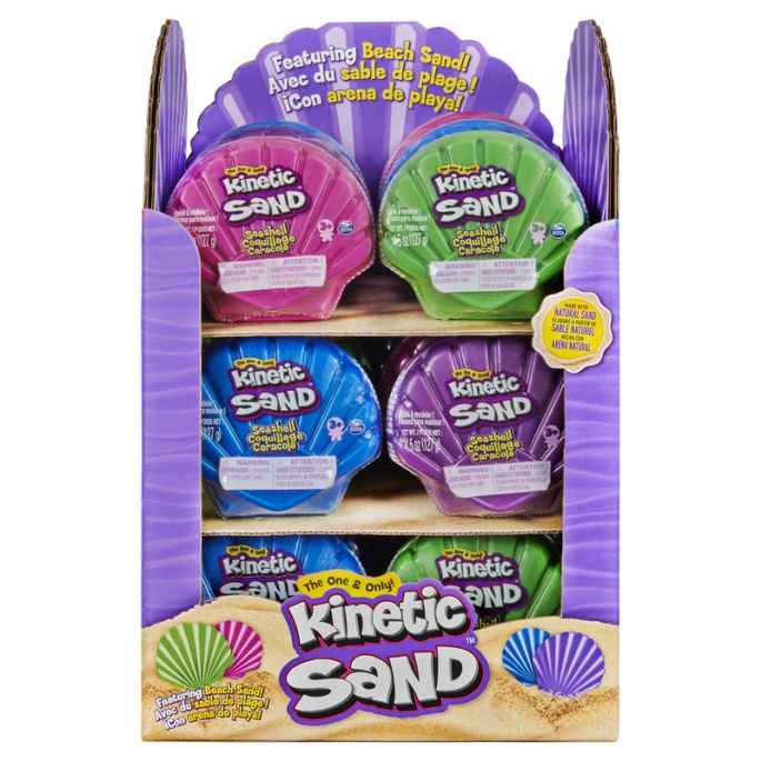 Kinetic Sand morska školjka zelena