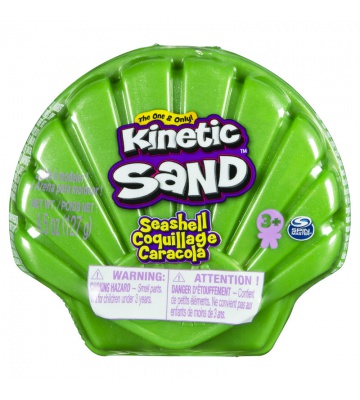 Kinetic Sand morska školjka zelena