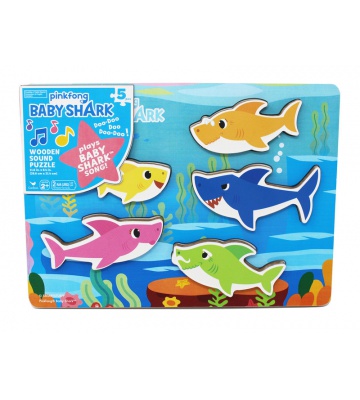 Spin Master Games Baby Shark drvene puzzle