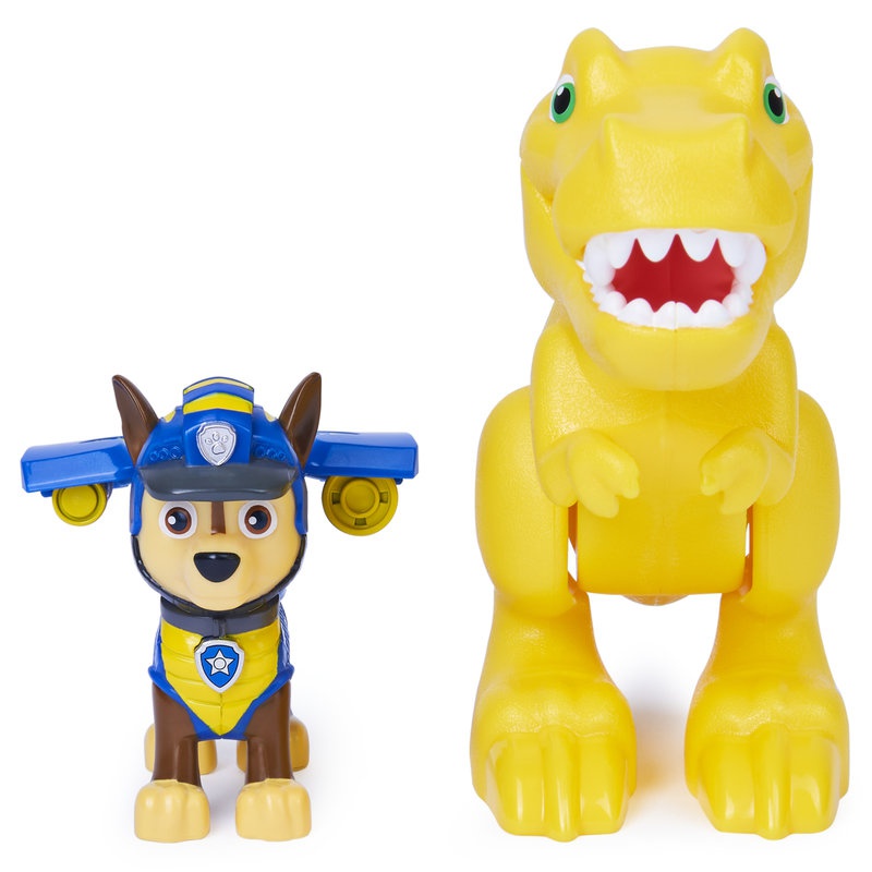 Psići u ophodnji Dino Rescue figura Chase s dinosaurom