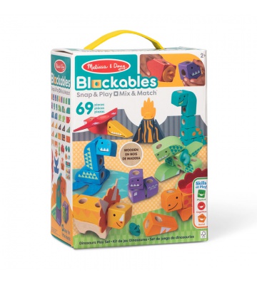 Melissa & Doug Blockables kocke dinosaur