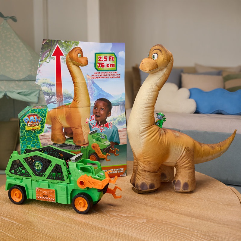 Psići u ophodnji The Dino Movie: napuhavajući Megasaurus