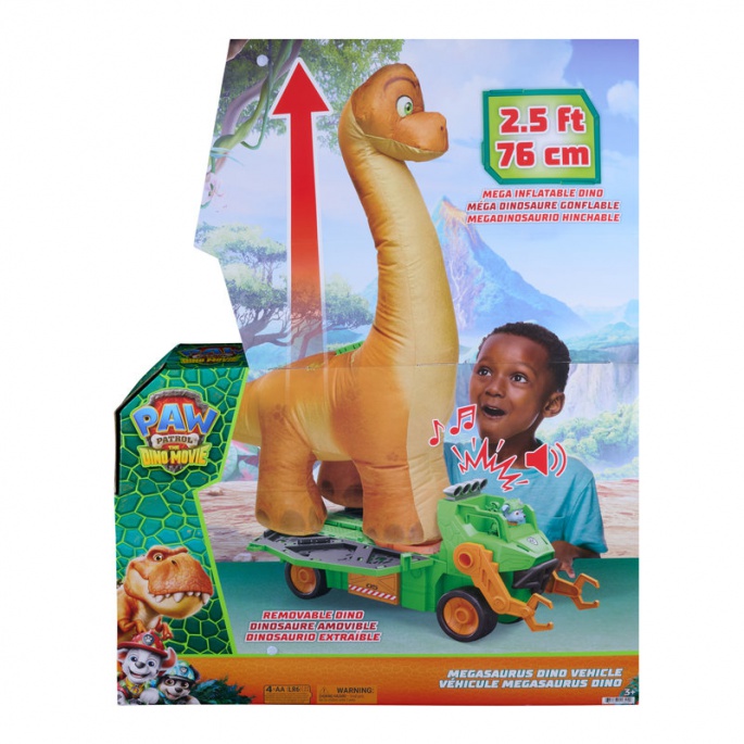Psići u ophodnji The Dino Movie: napuhavajući Megasaurus