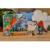 Psići u ophodnji The Dino Movie: veliki dinosaur sa zvukovima i Rex