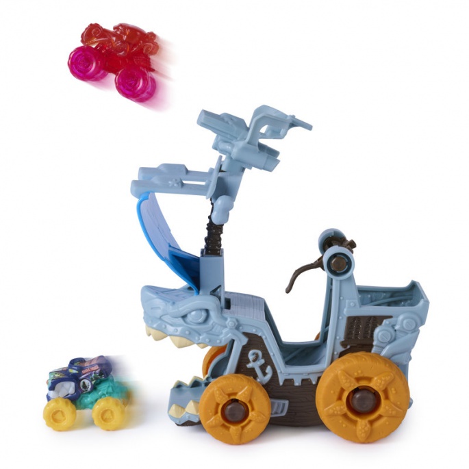 Monster Jam set brod koji ispaljuje mini autiće