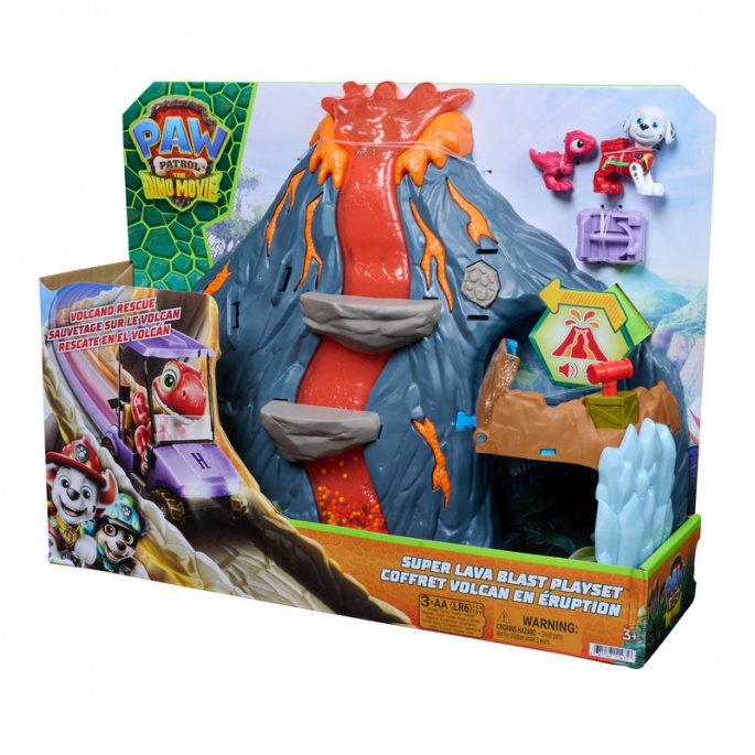 Psići u ophodnji The Dino Movie: set vulkan s efektima
