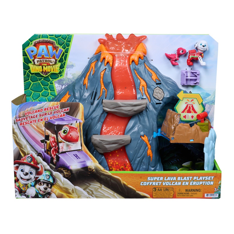 Psići u ophodnji The Dino Movie: set vulkan s efektima