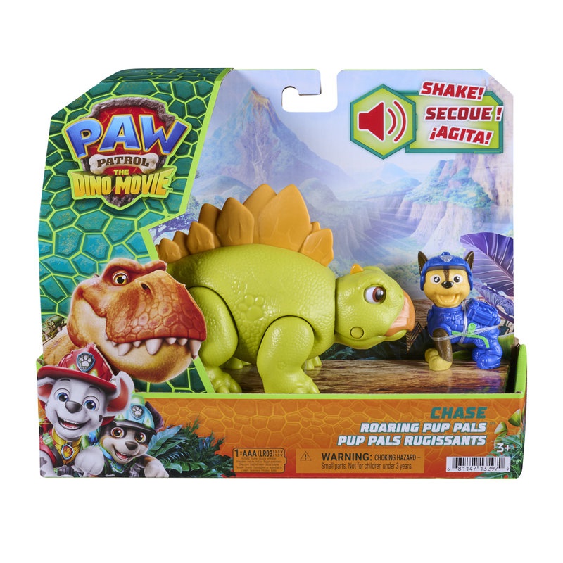 Psići u ophodnji The Dino Movie: figura dinosaura sa zvukovima + Chase