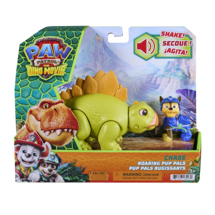 Psići u ophodnji The Dino Movie: figura dinosaura sa zvukovima + Chase