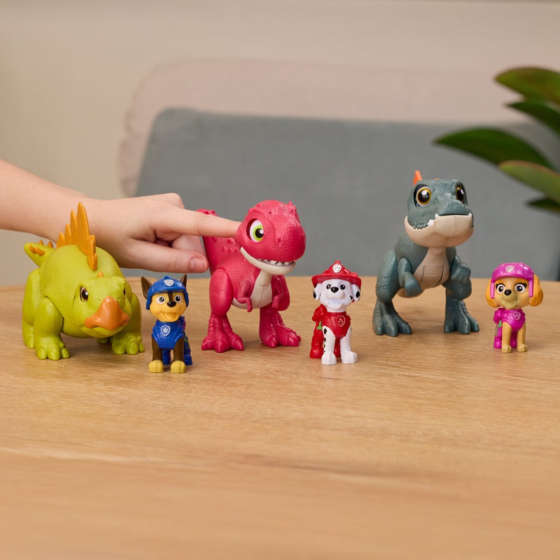 Psići u ophodnji The Dino Movie: figura dinosaura sa zvukovima + Marshall
