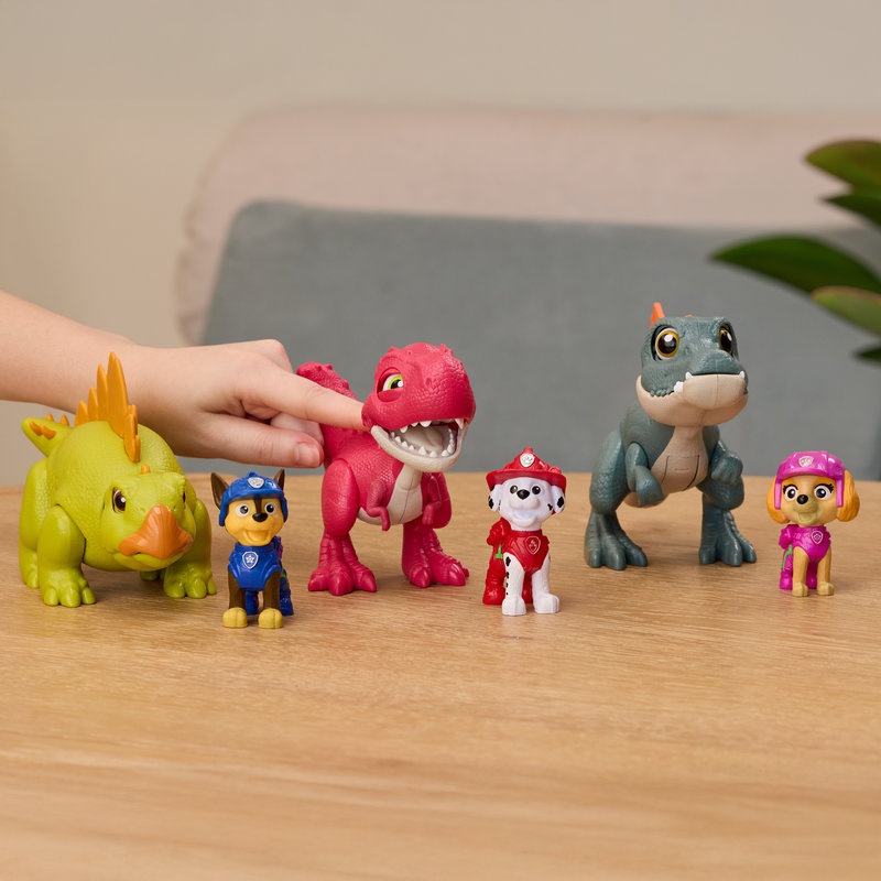 Psići u ophodnji The Dino Movie: figura dinosaura sa zvukovima + Marshall