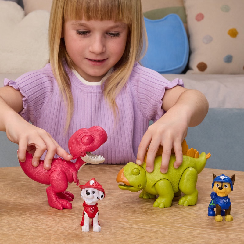 Psići u ophodnji The Dino Movie: figura dinosaura sa zvukovima + Marshall