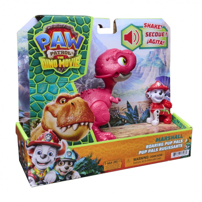 Psići u ophodnji The Dino Movie: figura dinosaura sa zvukovima + Marshall