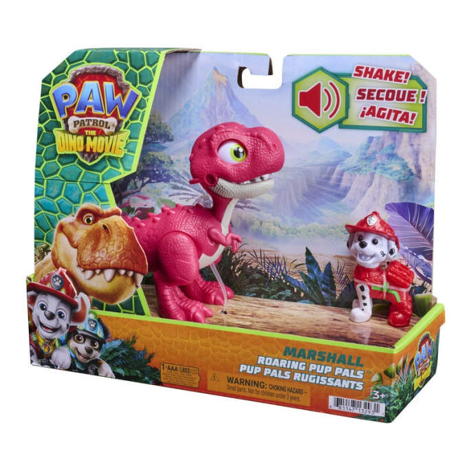 Psići u ophodnji The Dino Movie: figura dinosaura sa zvukovima + Marshall
