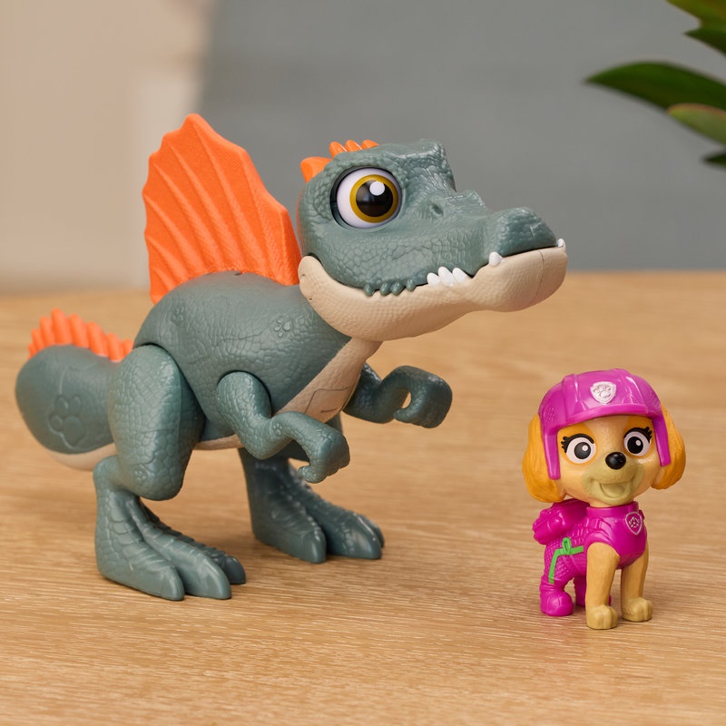 Psići u ophodnji The Dino Movie: figura dinosaura sa zvukovima + Skye
