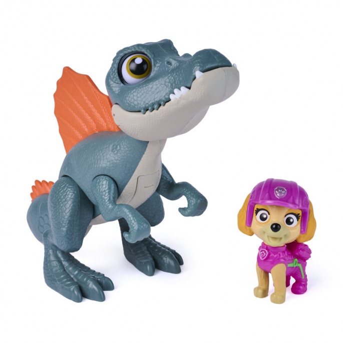 Psići u ophodnji The Dino Movie: figura dinosaura sa zvukovima + Skye