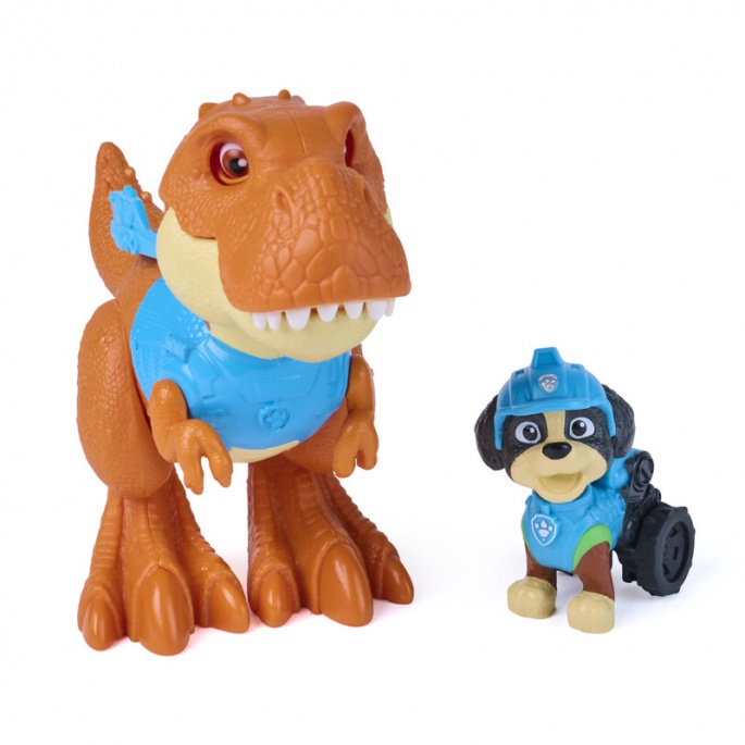 Psići u ophodnji The Dino Movie: figura dinosaura sa zvukovima + Rex