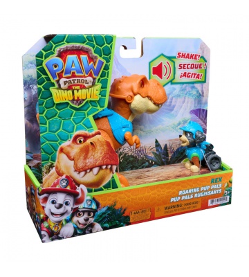 Psići u ophodnji The Dino Movie: figura dinosaura sa zvukovima + Rex