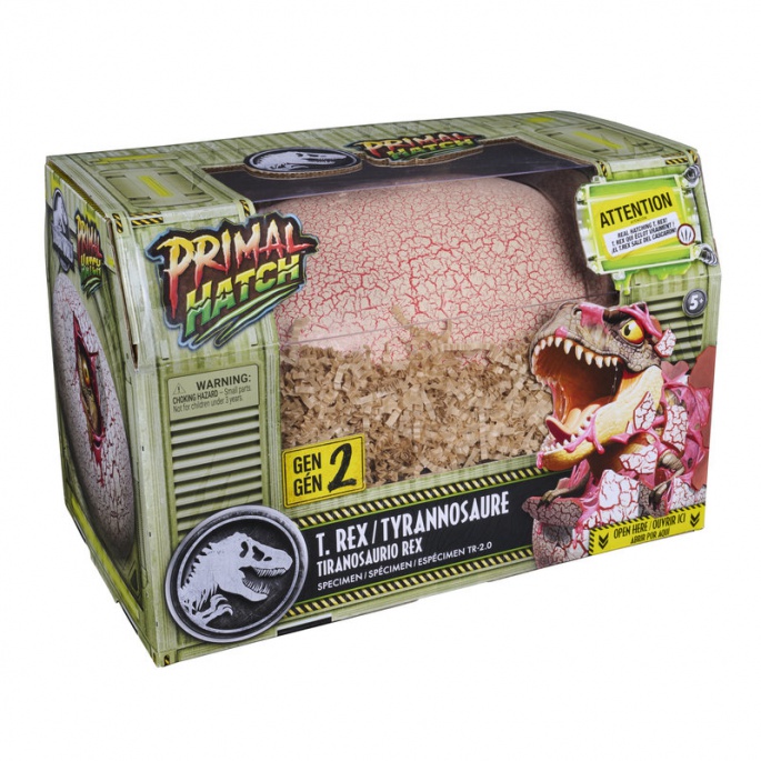 Primal Hatch Dino interaktivni T-Rex izlegli iz jajeta sivi