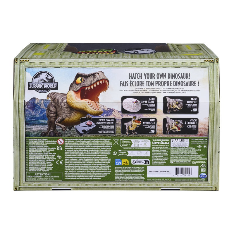 Primal Hatch Dino interaktivni T-Rex izlegli iz jajeta sivi