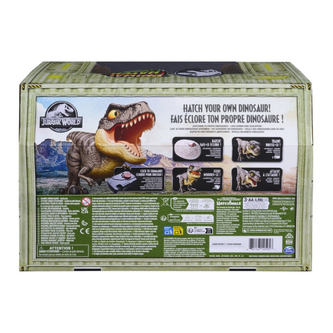 Primal Hatch Dino interaktivni T-Rex izlegli iz jajeta sivi