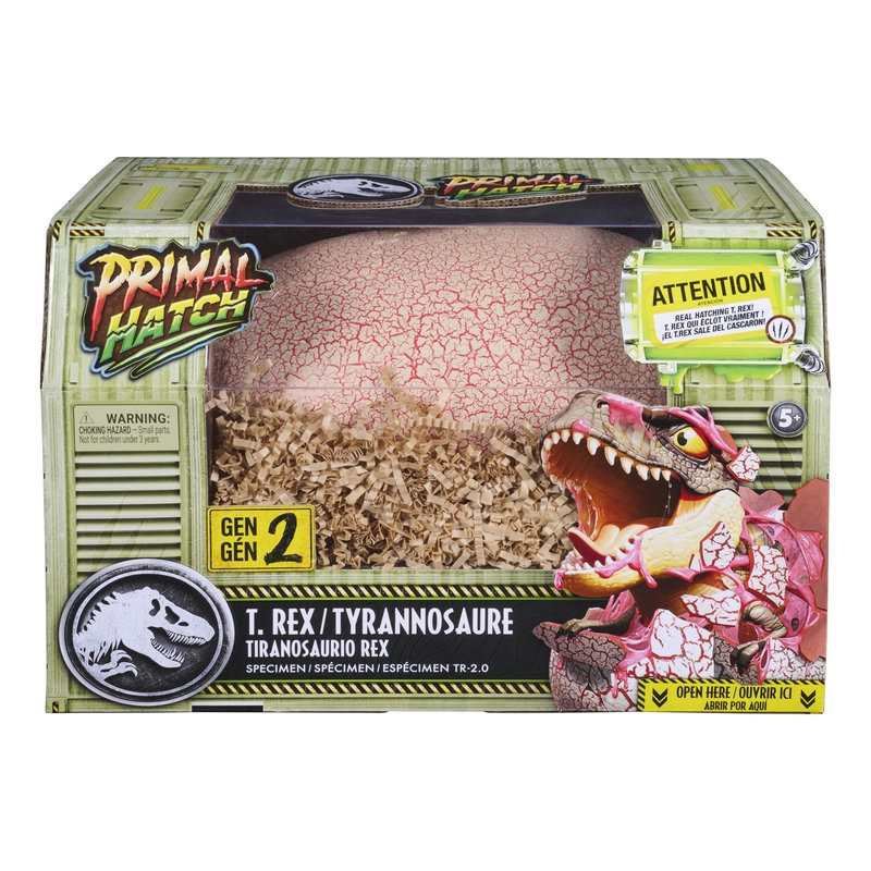 Primal Hatch Dino interaktivni T-Rex izlegli iz jajeta sivi