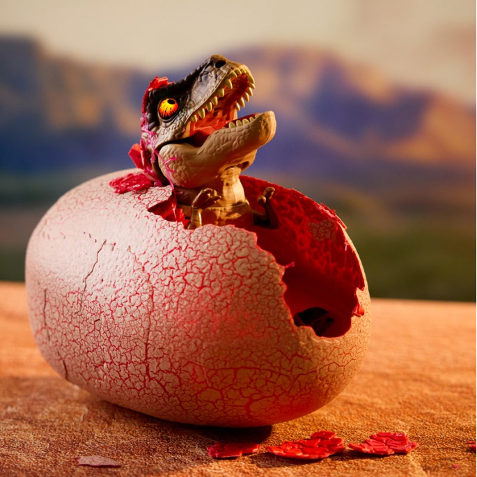 Primal Hatch Dino interaktivni T-Rex izlegli iz jajeta sivi