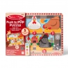Melissa & Doug Drvene puzzle s iskačućim kokošima