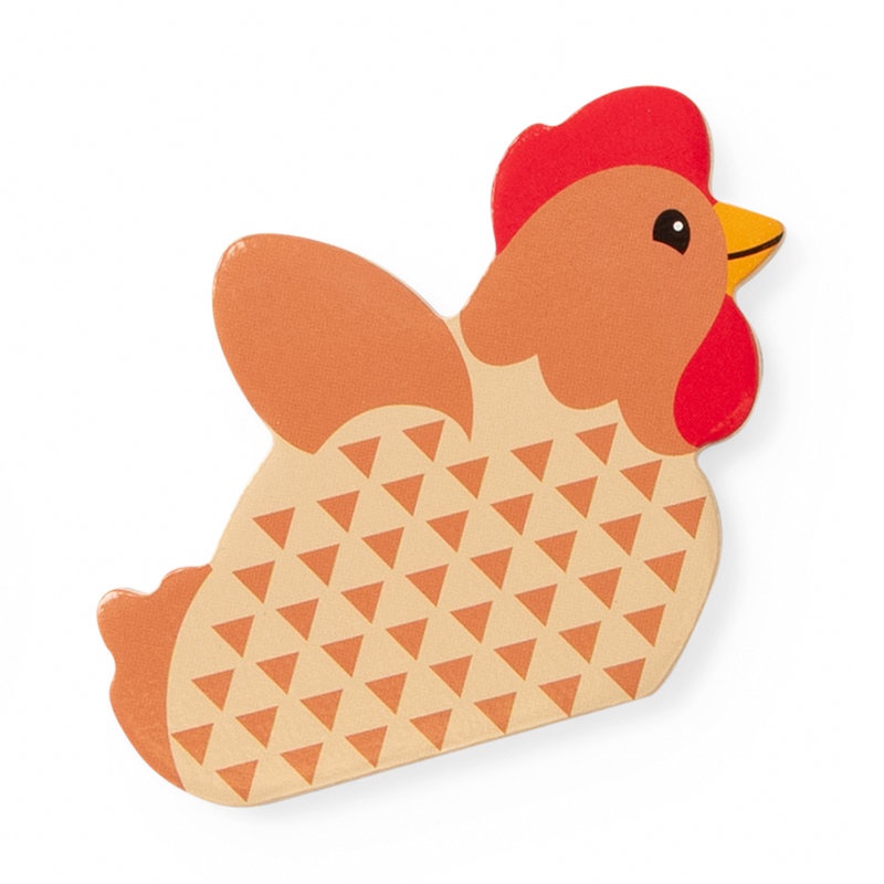 Melissa & Doug Drvene puzzle s iskačućim kokošima