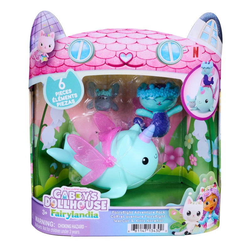 Gabina kuća lutaka vilinski prijatelji Kitty Narwhal