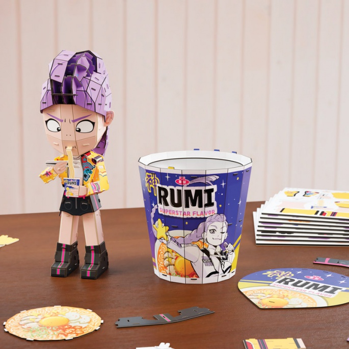 Puzzle K-pop ramen šalica 3D