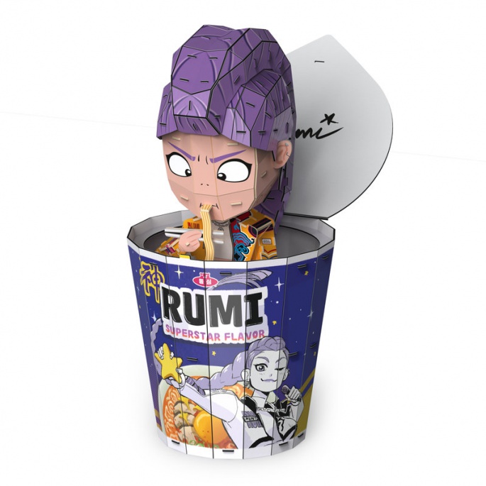 Puzzle K-pop ramen šalica 3D