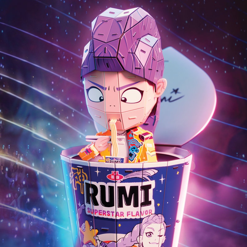 Puzzle K-pop ramen šalica 3D