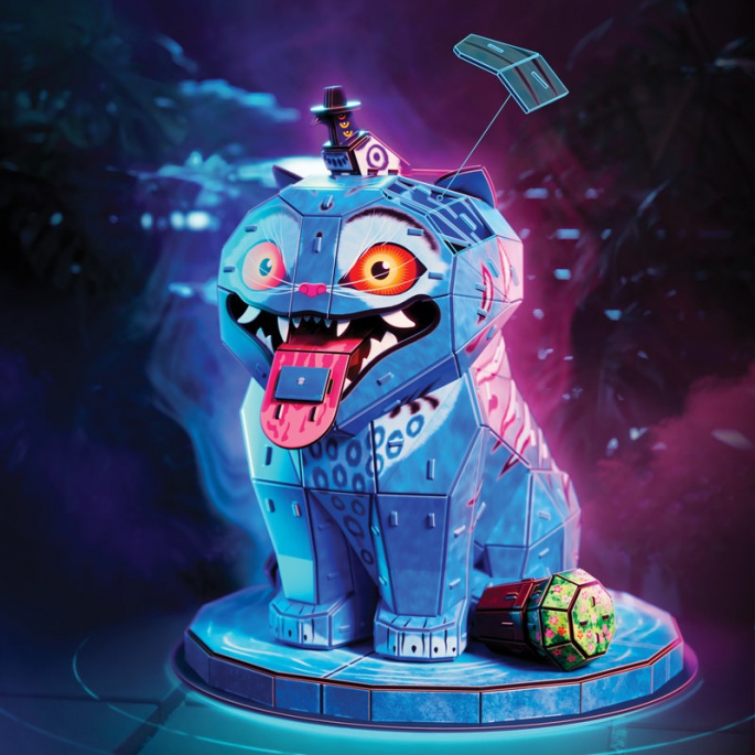 Puzzle K-pop Derpy tigar 3D