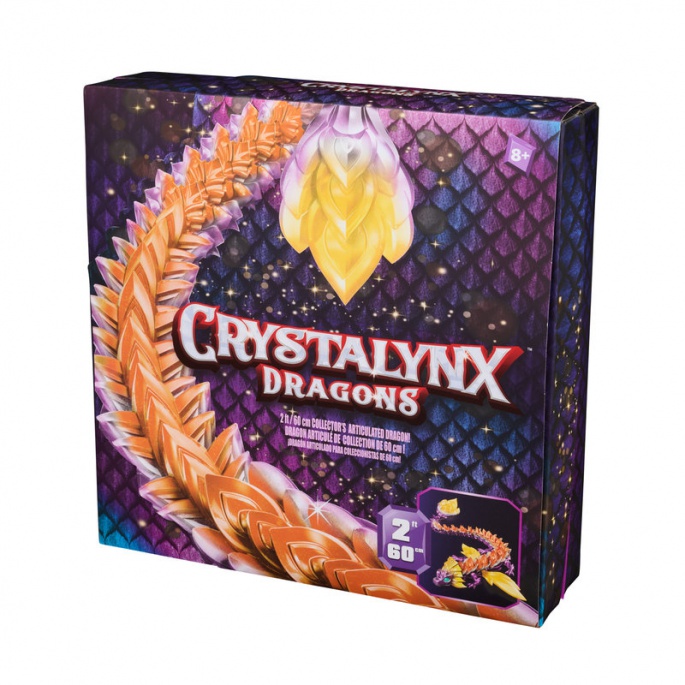 CrystaLynx Dragons veliki savitljivi Zmaj Solaris 60 cm