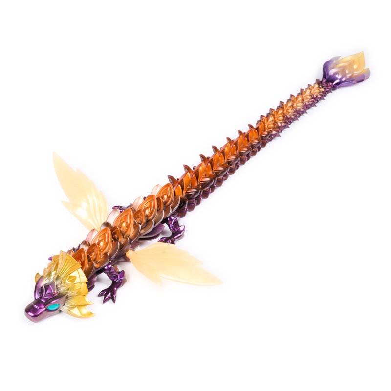 CrystaLynx Dragons veliki savitljivi Zmaj Solaris 60 cm