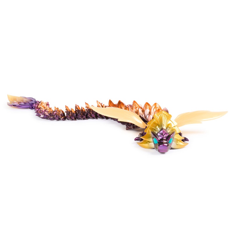 CrystaLynx Dragons veliki savitljivi Zmaj Solaris 60 cm