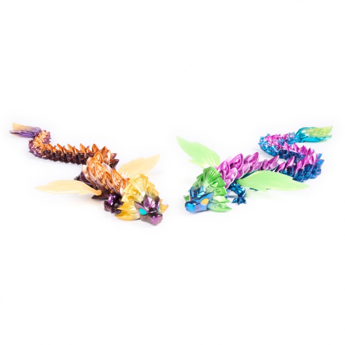 CrystaLynx Dragons veliki fleksibilni Zmaj Spectris 60 cm