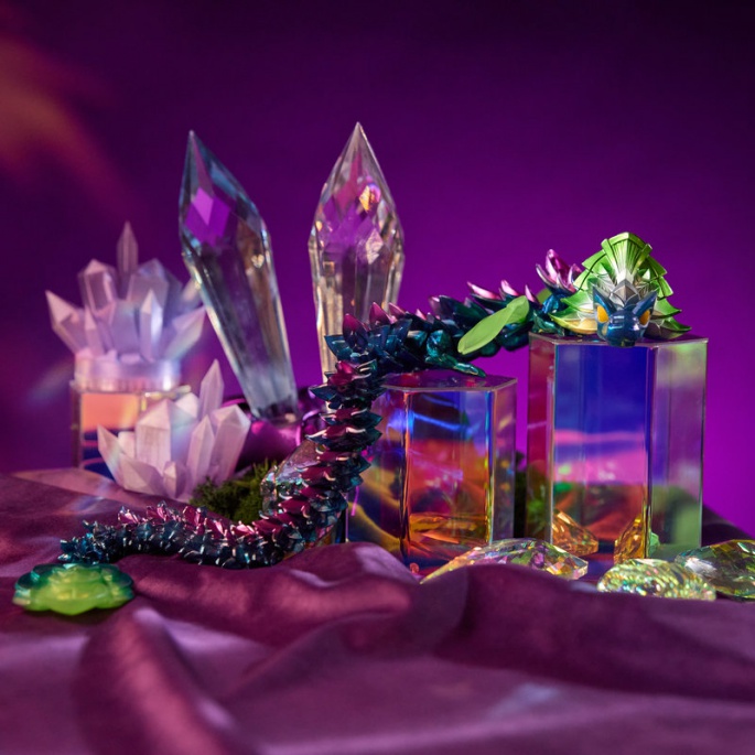 CrystaLynx Dragons veliki fleksibilni Zmaj Spectris 60 cm