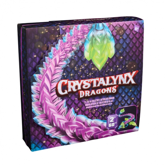 CrystaLynx Dragons veliki fleksibilni Zmaj Spectris 60 cm