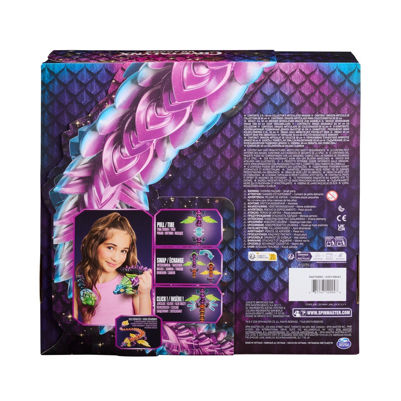 CrystaLynx Dragons veliki fleksibilni Zmaj Spectris 60 cm