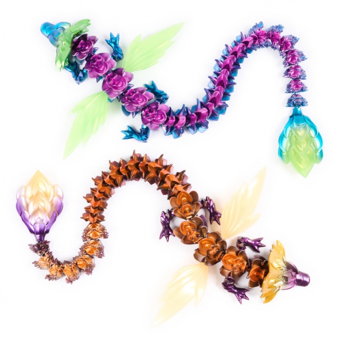 CrystaLynx Dragons veliki fleksibilni Zmaj Spectris 60 cm