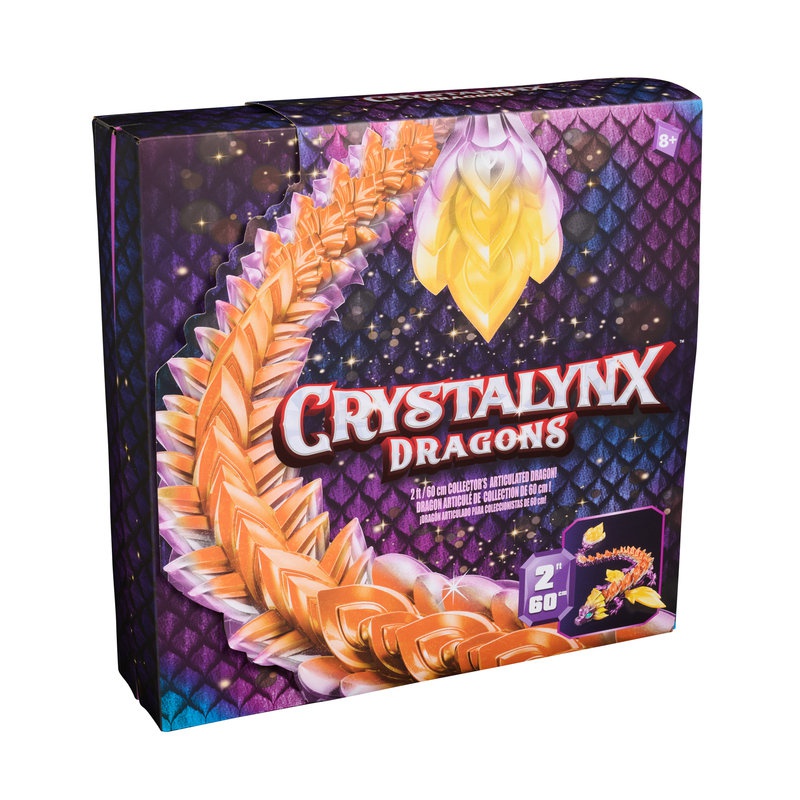 CrystaLynx Dragons veliki savitljivi Zmaj Solaris 60 cm