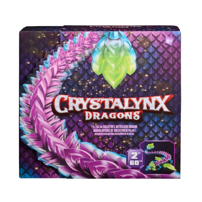 CrystaLynx Dragons veliki fleksibilni Zmaj Spectris 60 cm