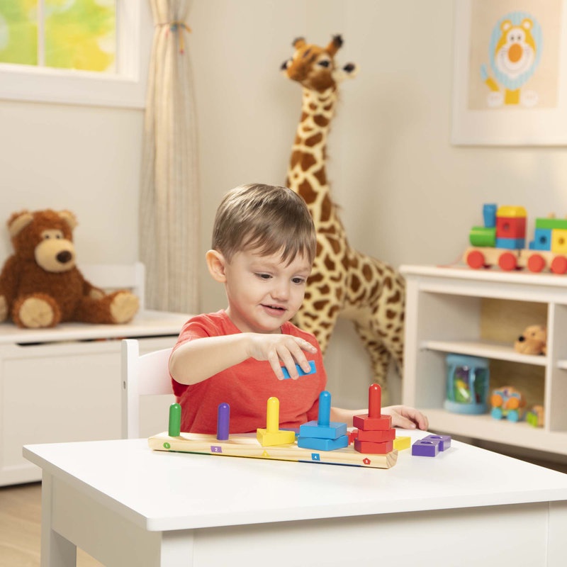 Melissa & Doug Drvene slagalica geometrijski oblici 15 komada