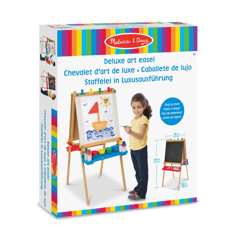 Melissa & Doug dvosmjerni Drvene slikarski stalak