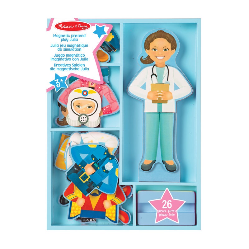 Melissa & Doug Drvene magnetsko oblačenje za lutku
